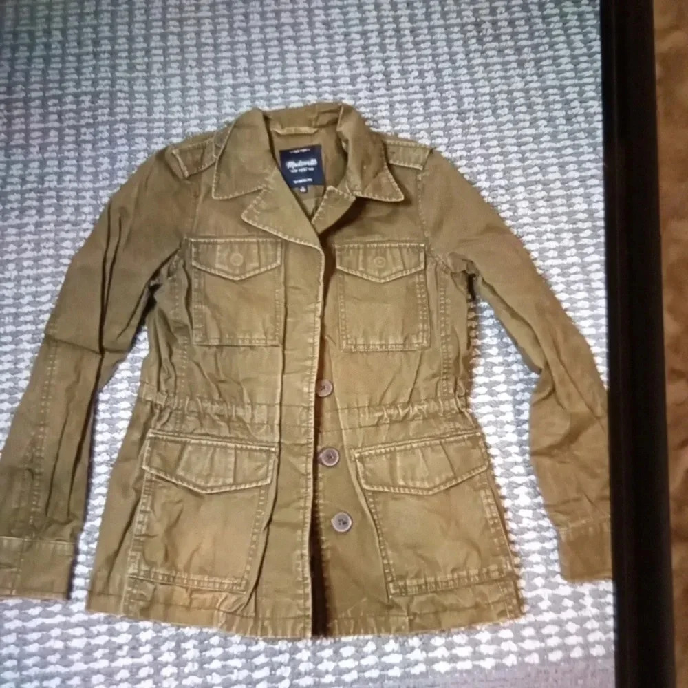 Madewell Utility Jacket Button Up Size Small Women - image 2